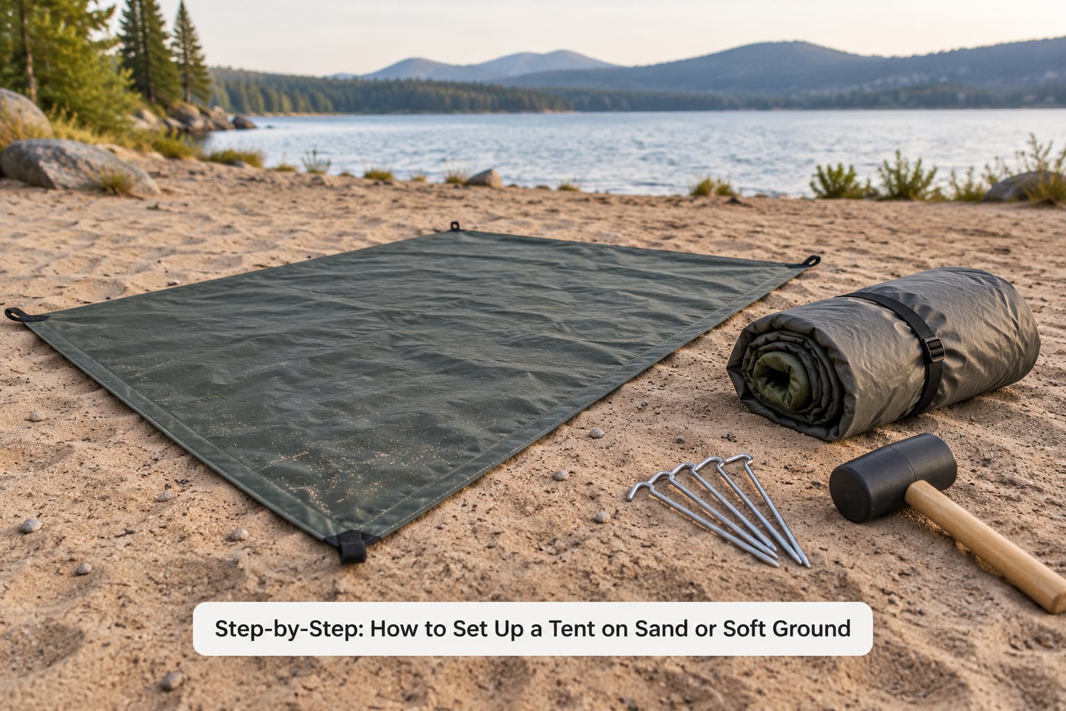 Step-by-Step: How to Set Up a Tent on Sand or Soft Ground