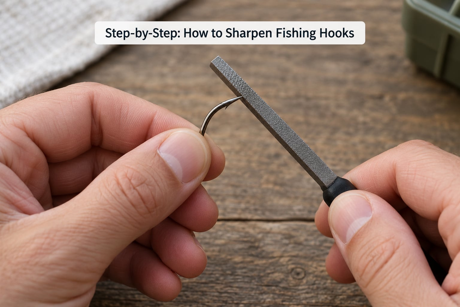 Step-by-Step: How to Sharpen Fishing Hooks