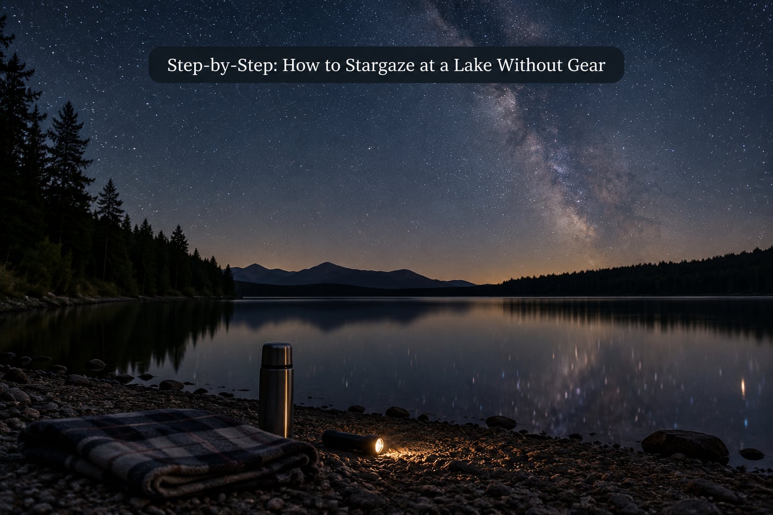 Step-by-Step: How to Stargaze at a Lake Without Gear