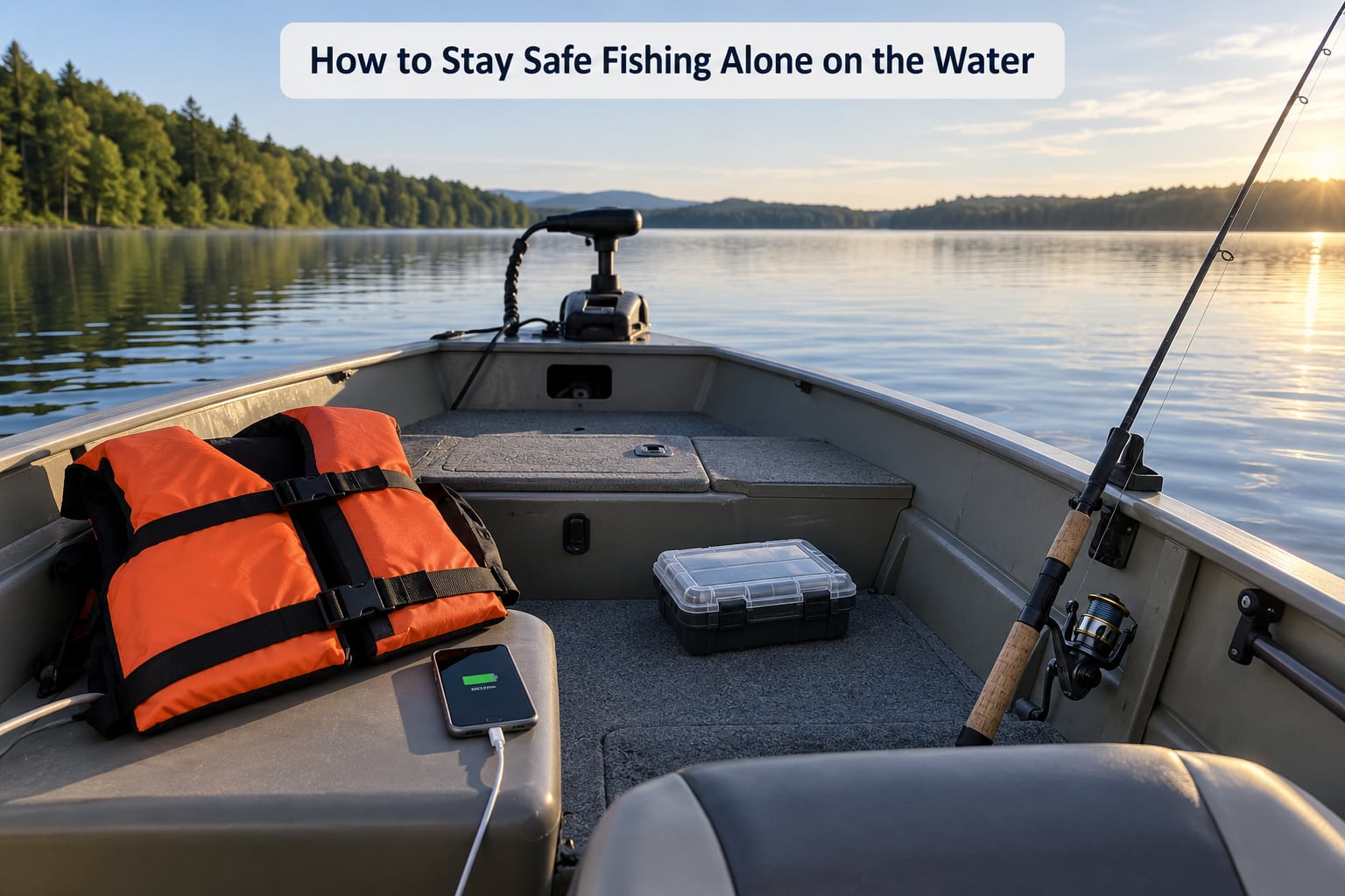 How to Stay Safe Fishing Alone on the Water