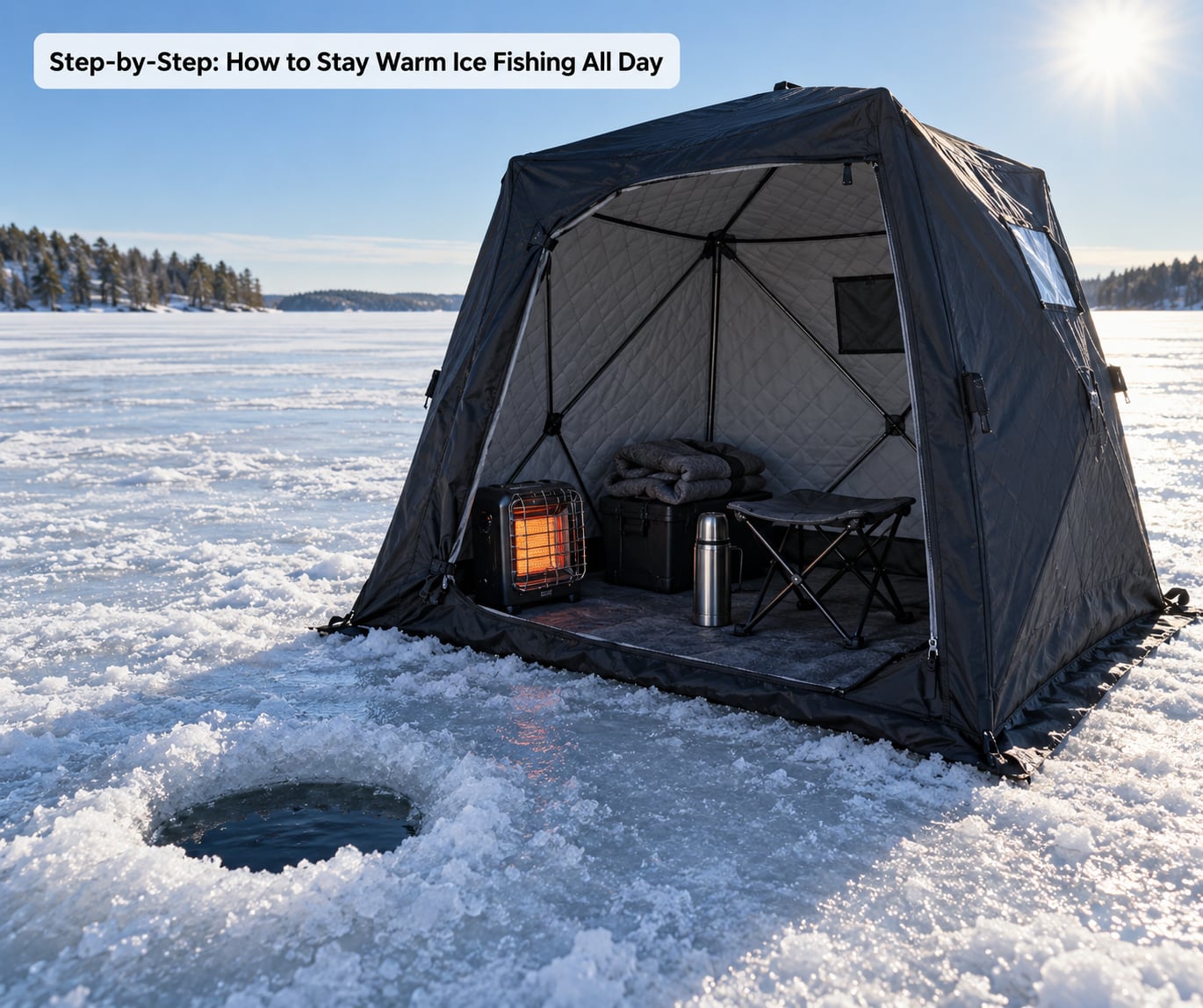 Step-by-Step: How to Stay Warm Ice Fishing All Day