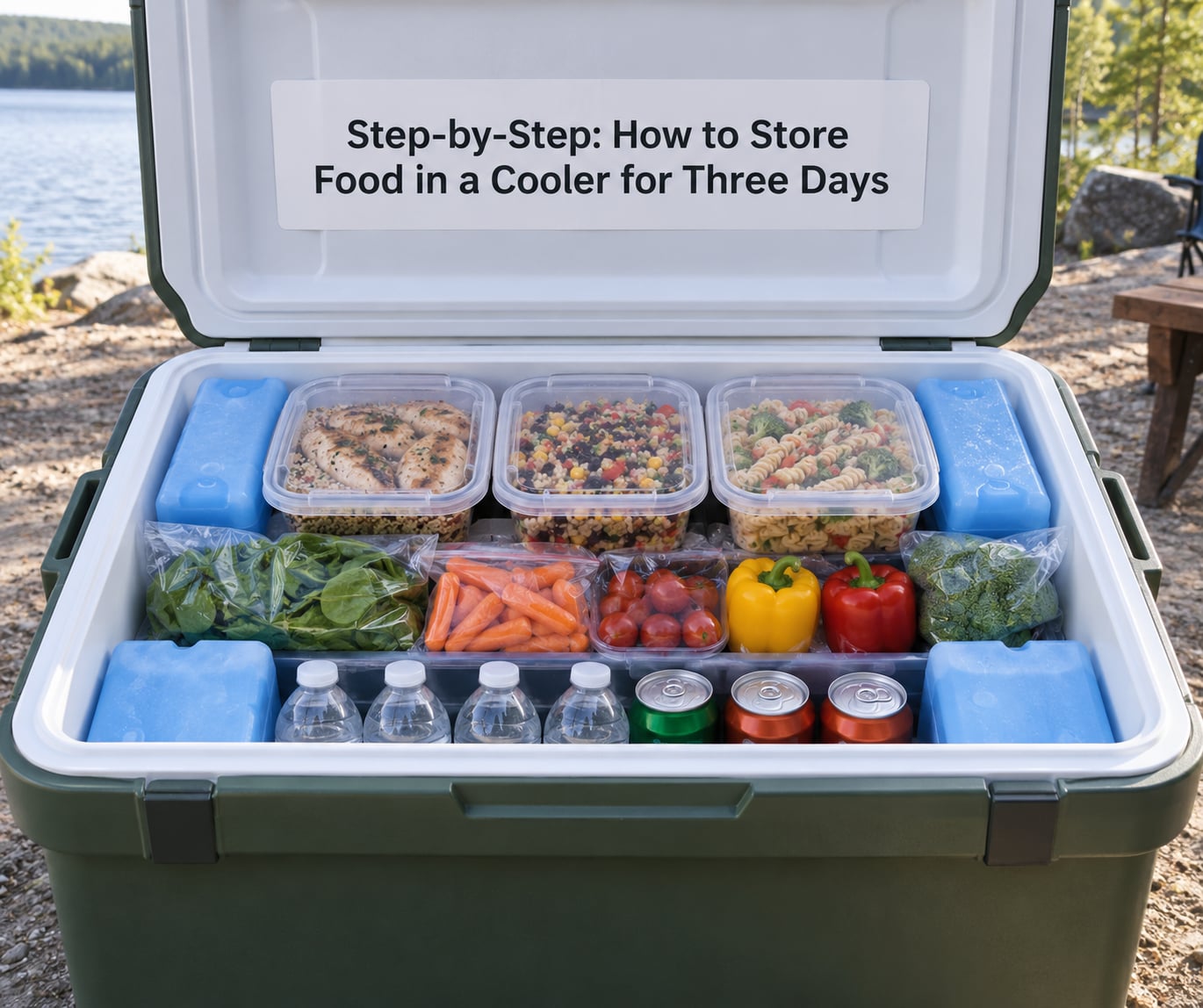 Step-by-Step: How to Store Food in a Cooler for Three Days