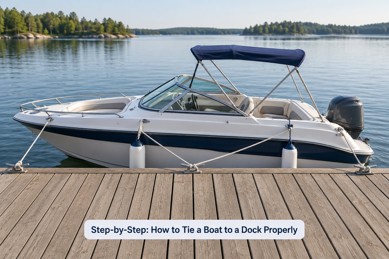 Step-by-Step: How to Tie a Boat to a Dock Properly