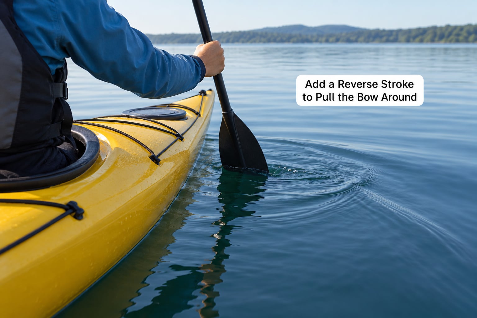 Add a Reverse Stroke to Pull the Bow Around