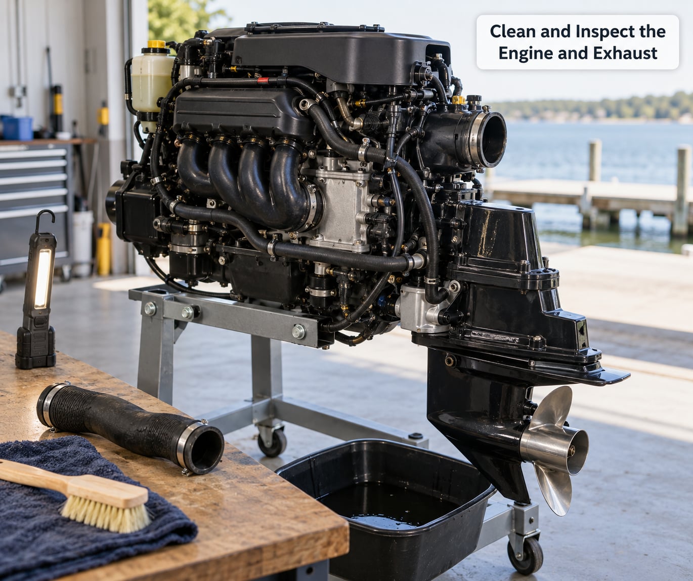 Clean and Inspect the Engine and Exhaust