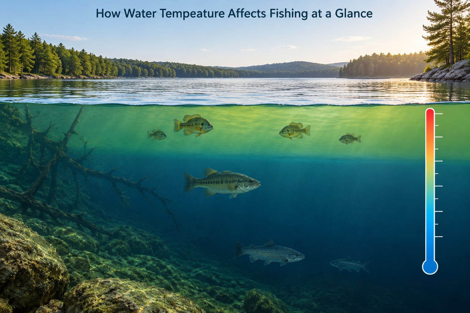 How Water Temperature Affects Fishing at a Glance