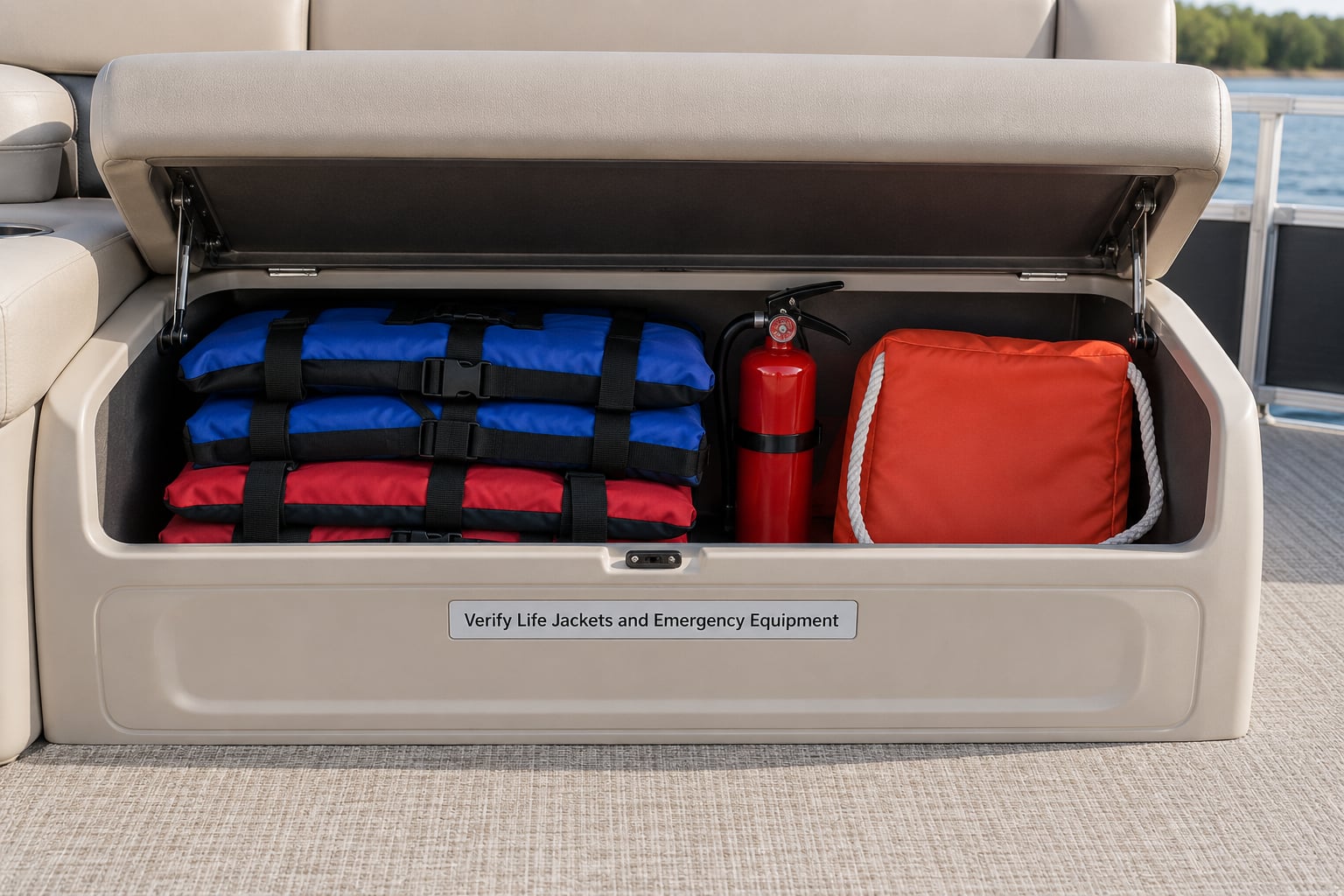 Verify Life Jackets and Emergency Equipment